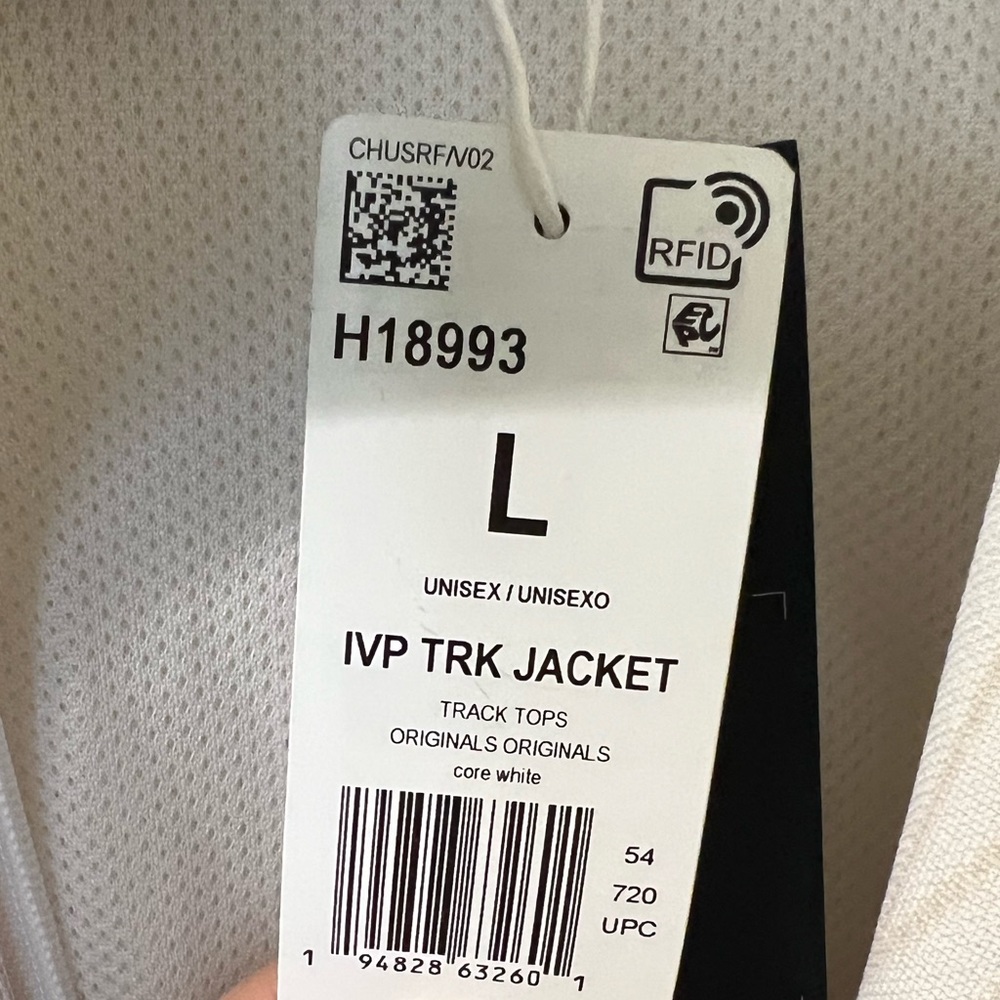 adidas Ivy Park Monogram Track Jacket (All Gender) Core White - Picture 5 of 5